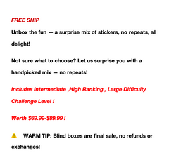 Mystery Box worth $69.99-$89.99 !