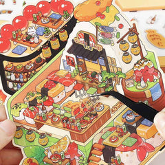 Epicurean Haven DIY 3D Scene Stickers 4 Cute Miniature Scenes high ranking