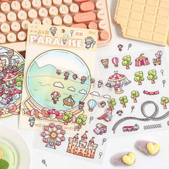 Realm of Dreams Scene Stickers - 4 Lovely Miniature Scenes intermediate