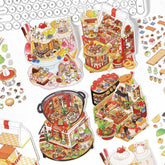 Epicurean Haven DIY 3D Scene Stickers 4 Cute Miniature Scenes high ranking