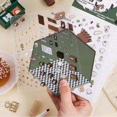 Animal Small Business DIY 3D Scene Stickers 4 Cute Miniature Scenes advanced
