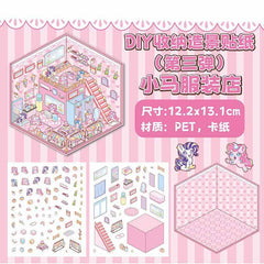 Cuddly Creations DIY 3D Sticker Collection 4 Cute Miniature Scenes advanced
