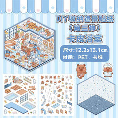 Cuddly Creations DIY 3D Sticker Collection 4 Cute Miniature Scenes advanced