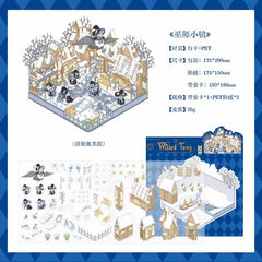 Enchanted Realms DIY 3D Scene Stickers 4 Cute Miniature Scenes advanced