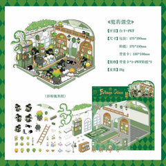 Enchanted Realms DIY 3D Scene Stickers 4 Cute Miniature Scenes advanced