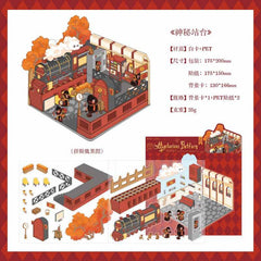 Enchanted Realms DIY 3D Scene Stickers 4 Cute Miniature Scenes advanced