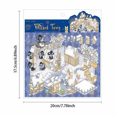 Enchanted Realms DIY 3D Scene Stickers 4 Cute Miniature Scenes advanced