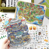 Ethereal Escape DIY 3D Scene Stickers 2 Cute Miniature Scenes difficulty