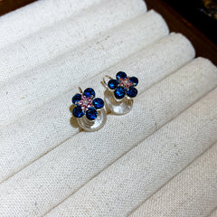 Fairy pearl earrings retro fashion high-end stud earrings temperament earrings