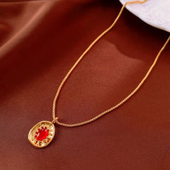 Titanium Steel Necklace Vintage ins Premium Clavicle Chain Fashion Jewelry