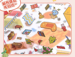 Cute 3D scene collage landscape sticker hand account sticker DIY high ranking