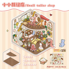 Large scene sticker 3D sticker DIY decompression advanced