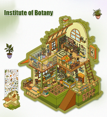 The Wild Syndicate DIY 3D Scene Stickers 3 Lovely Miniature Scenes-House Apartment Office high ranking