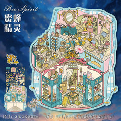 Large scene sticker 3D sticker DIY decompression difficulty