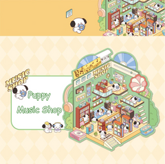 Landscaping indoor DIY 3D Sticker Collection 2 Cute Miniature Scenes- Bedroom Music advanced