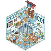 3D landscaping sticker creative scene miniature DIY sticker beginner