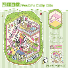 Large scene sticker 3D sticker DIY decompression intermediate