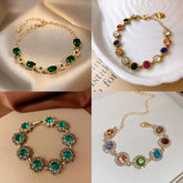 Zircon bracelet ins light luxury retro temperament bracelet versatile jewelry