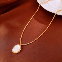 Titanium Steel Necklace Vintage ins Premium Clavicle Chain Fashion Jewelry