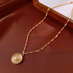 Titanium Steel Necklace Vintage ins Premium Clavicle Chain Fashion Jewelry