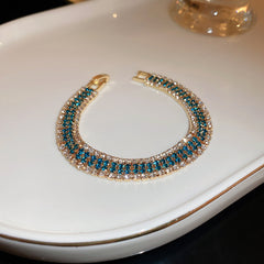 Zircon bracelet ins light luxury retro temperament bracelet versatile jewelry