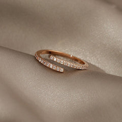 Mint zircon ring ins premium jewelry