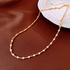 Titanium Steel Necklace Vintage ins Premium Clavicle Chain Fashion Jewelry