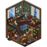 3D landscaping sticker creative scene miniature DIY sticker advanced