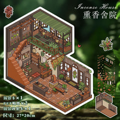 Large scene sticker 3D sticker DIY decompression intermediate