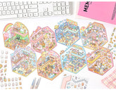 Popular Venues DIY 3D Sticker Collection - 8 Cute Miniature Scenes advanced