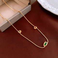 Titanium Steel Necklace Vintage ins Premium Clavicle Chain Fashion Jewelry