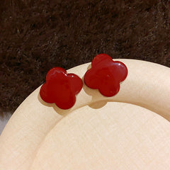 Fairy pearl earrings retro fashion high-end stud earrings temperament earrings