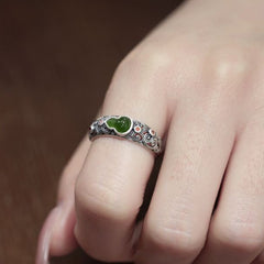 Mint zircon ring ins premium jewelry