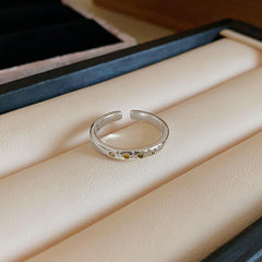 Mint zircon ring ins premium jewelry