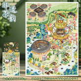 Large scene sticker 3D sticker DIY decompression difficulty