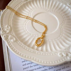 Titanium Steel Necklace Vintage ins Premium Clavicle Chain Fashion Jewelry