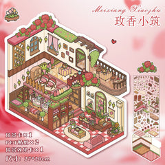 Large scene sticker 3D sticker DIY decompression intermediate