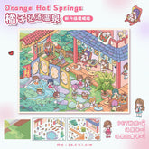 Large scene sticker 3D sticker DIY decompression difficulty