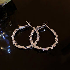 Fairy pearl earrings retro fashion high-end stud earrings temperament earrings