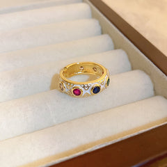 Mint zircon ring ins premium jewelry