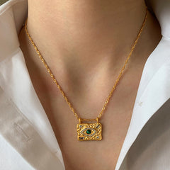 Titanium Steel Necklace Vintage ins Premium Clavicle Chain Fashion Jewelry