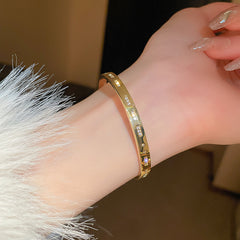 High-end zircon bracelet light luxury niche design bracelet jewelry