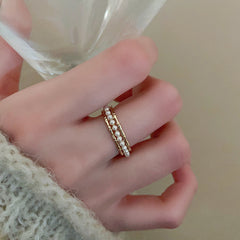 Mint zircon ring ins premium jewelry