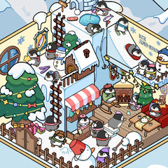 3D landscaping sticker creative scene miniature DIY sticker beginner