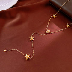 Titanium Steel Necklace Vintage ins Premium Clavicle Chain Fashion Jewelry