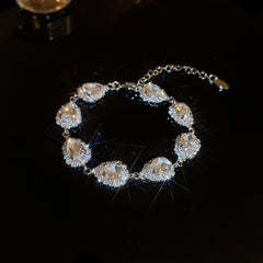 Zircon bracelet ins light luxury retro temperament bracelet versatile jewelry