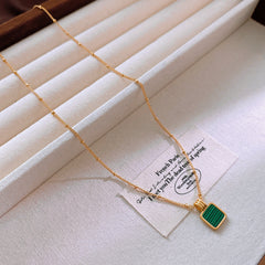 Titanium Steel Necklace Vintage ins Premium Clavicle Chain Fashion Jewelry