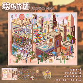 Large scene sticker 3D sticker DIY decompression difficulty