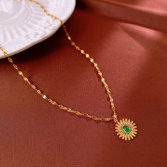 Titanium Steel Necklace Vintage ins Premium Clavicle Chain Fashion Jewelry