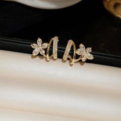 Fairy pearl earrings retro fashion high-end stud earrings temperament earrings